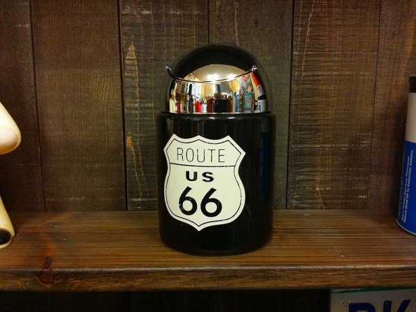 画像1: ルート66 ダストBOX型 アシュトレイ 灰皿 ROUTE66 (1)