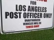 画像4: ロサンゼルス郵便局員専用駐車場！プラスチックサインボード (4)