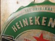画像2: Heineken ハイネケン 王冠型 34cm エンボスサイン ブリキ看板 (2)