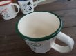 画像5: PEANUTS★SNOOPY スヌーピー エナメルマグカップ グリーン 琺瑯製 ホーロー (5)