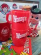 画像1: Wendy's ★ミルキースタッキングマグカップ レッド (1)